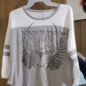 Journey rock baseball shirt